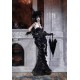 Blood Supply Mourning Day Corset Top with Detachable Ruffled Drapes(Full Payment Without Shipping)
